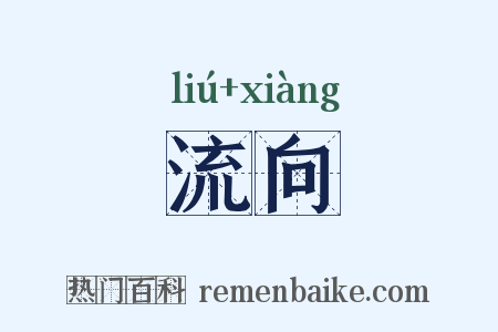 流向是什么意思的图片
